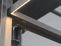 框架式层板灯细节